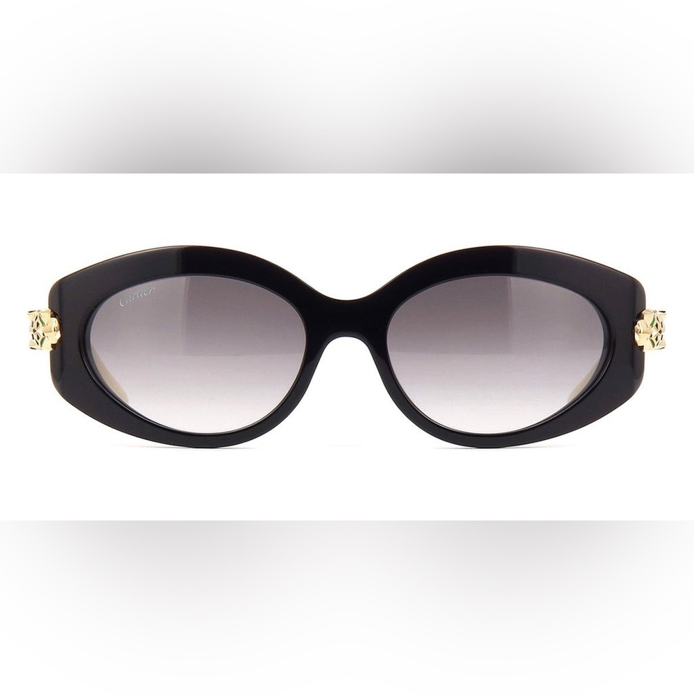 🔥CARTIER🔥100 % Authentic Cartier Panthere de Cartier Oval Ladies Sunglasses🔥